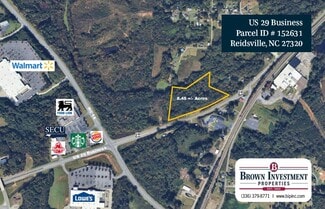 Plus de détails pour US 29 Business Hwy, Reidsville, NC - Terrain à vendre