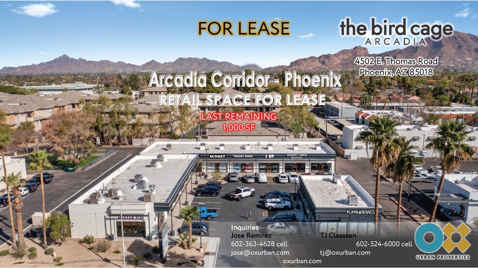 4502-4528 E Thomas Rd, Phoenix, AZ for lease - Building Photo - Image 1 of 15