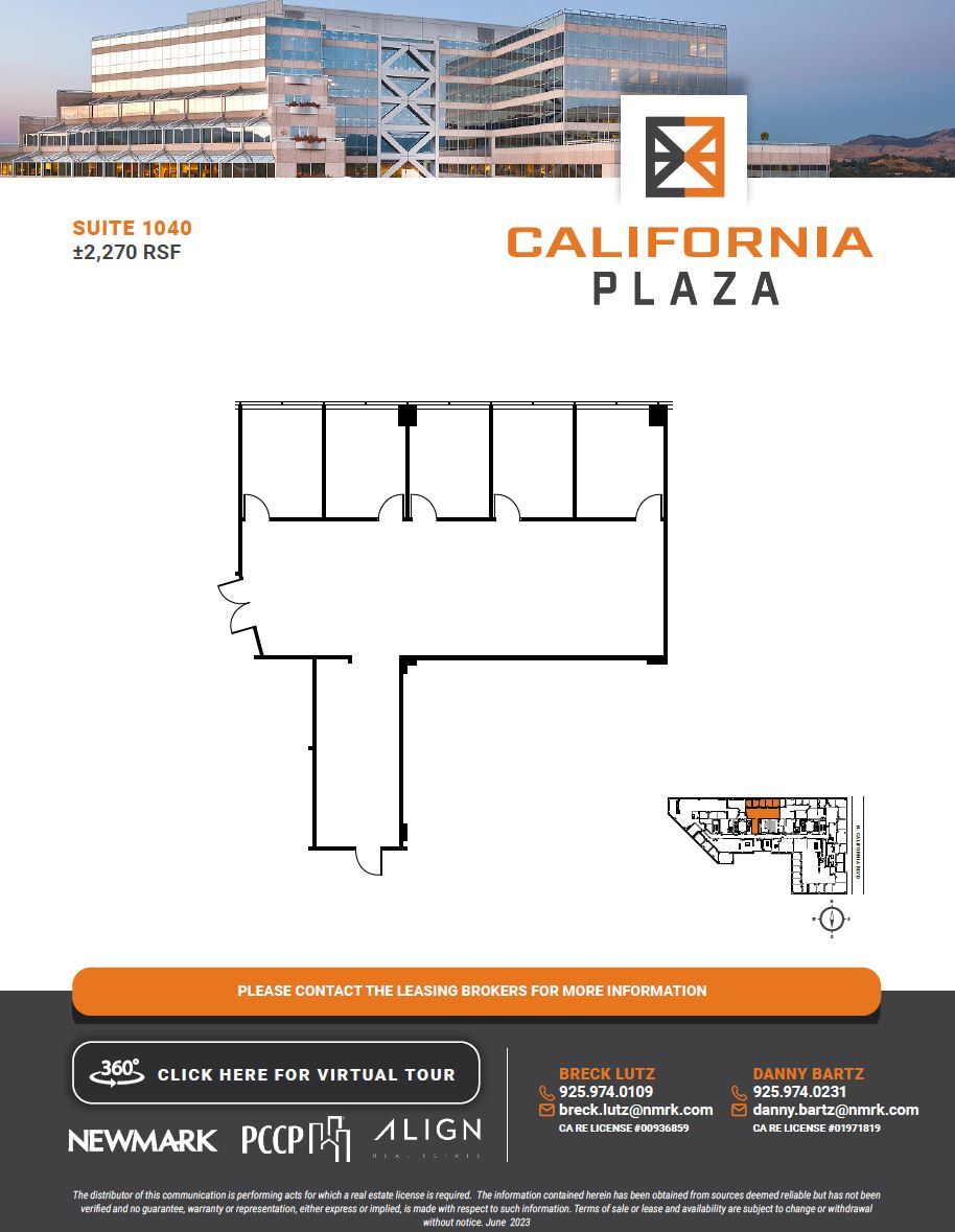 2121 N California Blvd, Walnut Creek, CA for lease Floor Plan- Image 1 of 1