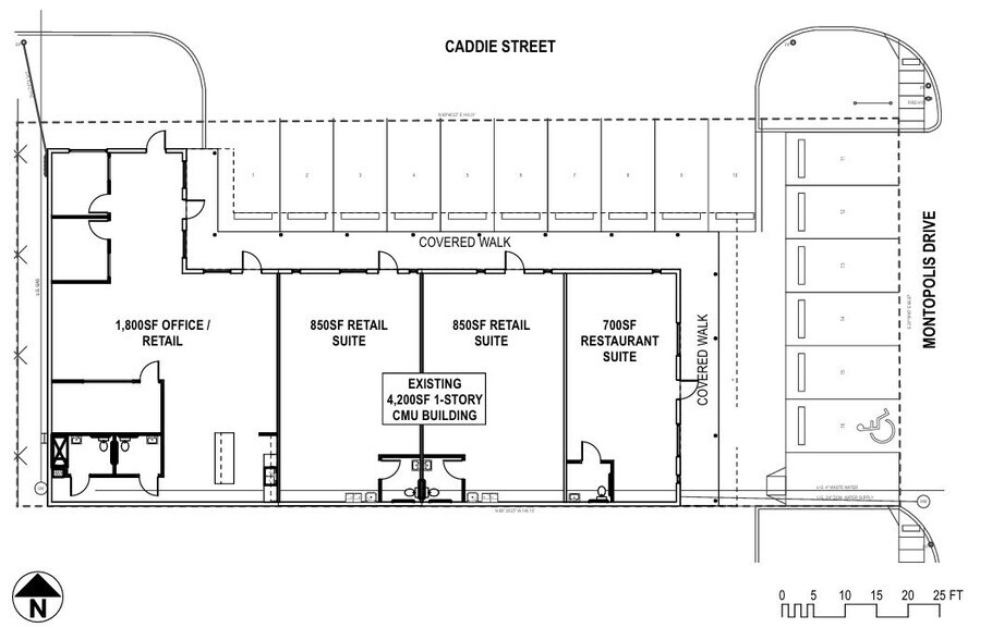 1700 Montopolis Dr, Austin, TX à vendre - Plan d’étage - Image 2 de 23