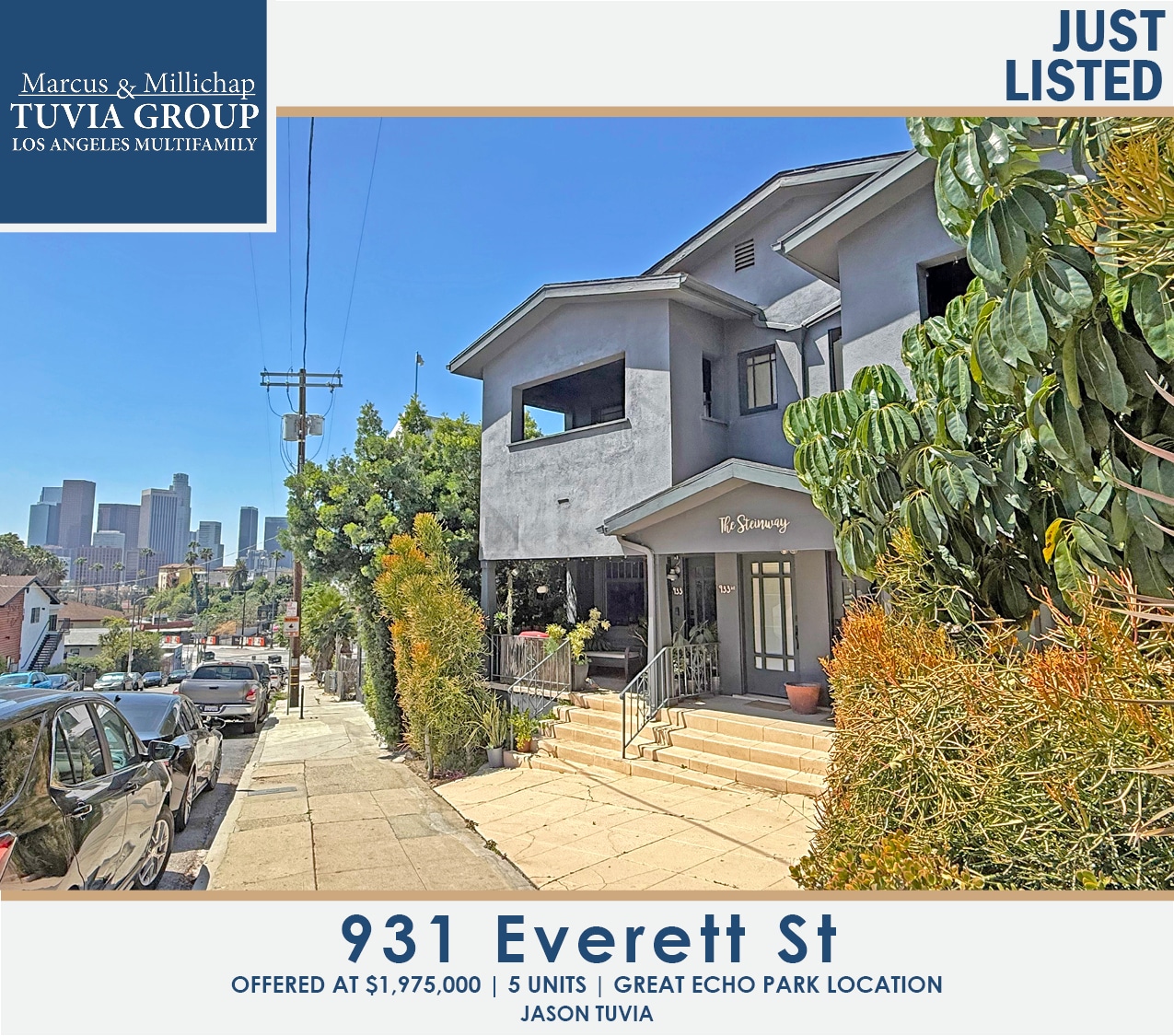 931 Everett St, Los Angeles, CA à vendre Photo principale- Image 1 de 12