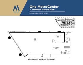 4010 W Boy Scout Blvd, Tampa, FL à louer Plan d’étage- Image 1 de 1