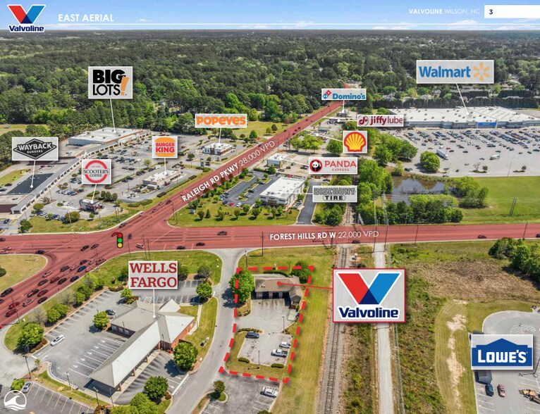 2811 W Raleigh Road Pky, Wilson, NC à vendre - Photo du bâtiment - Image 3 de 6