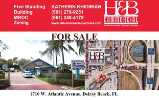 Plus de détails pour 1710 W Atlantic Ave, Delray Beach, FL - Commerce de détail à vendre