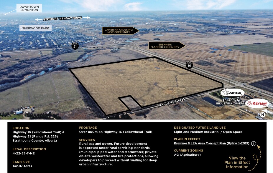 Range Rd 225, Strathcona County, AB for sale - Building Photo - Image 2 of 3