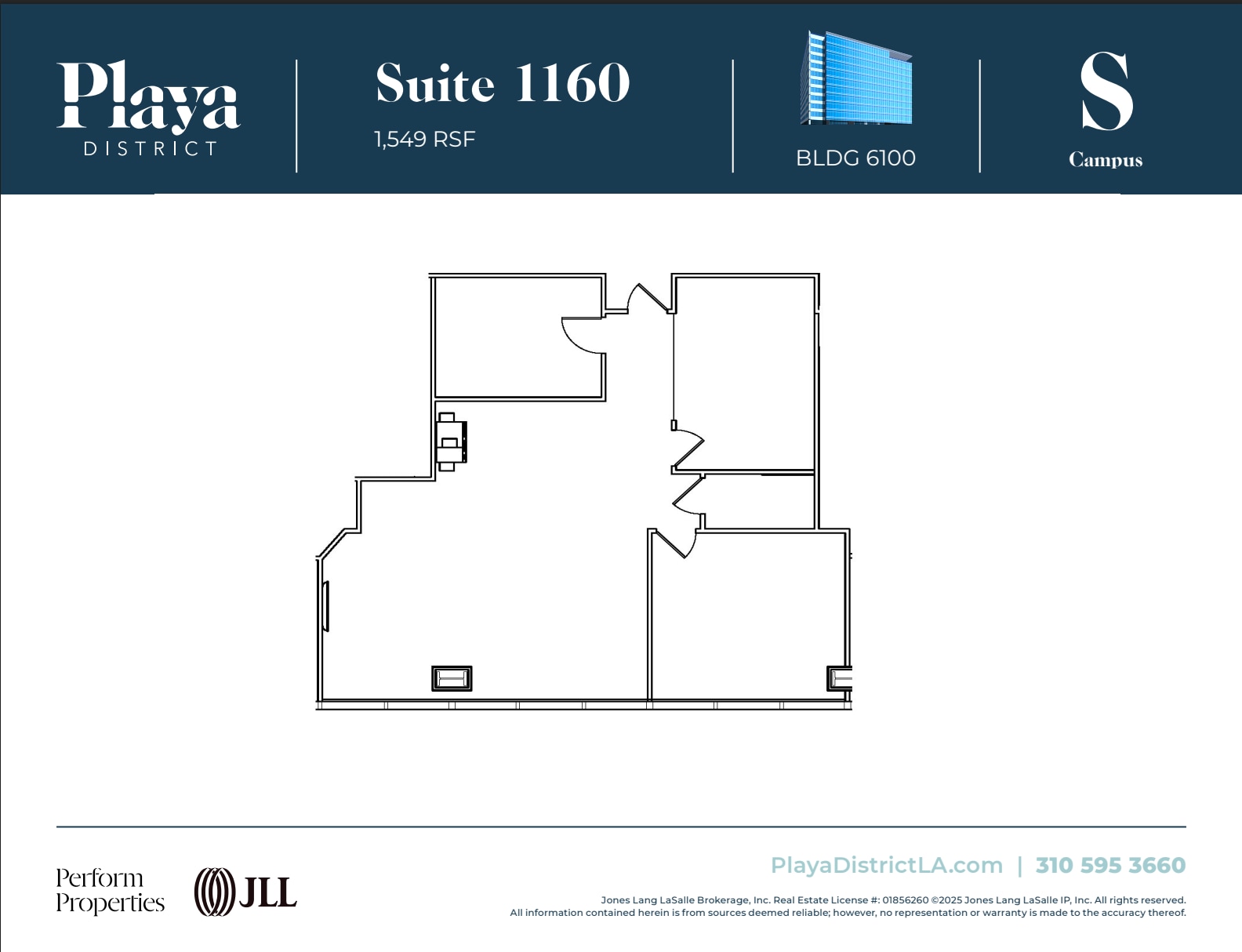 6100 Center Dr, Los Angeles, CA à louer Plan d’étage- Image 1 de 1