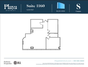 6100 Center Dr, Los Angeles, CA à louer Plan d’étage- Image 1 de 1
