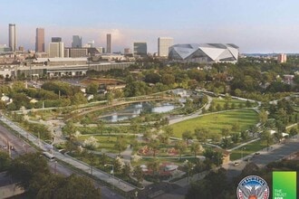 699 Joseph E Boone Blvd NW, Atlanta, GA - AERIAL  map view