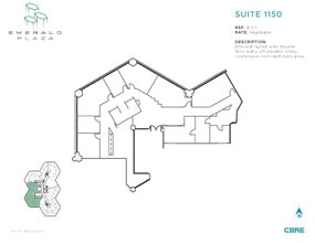 402 W Broadway, San Diego, CA for lease Floor Plan- Image 1 of 2