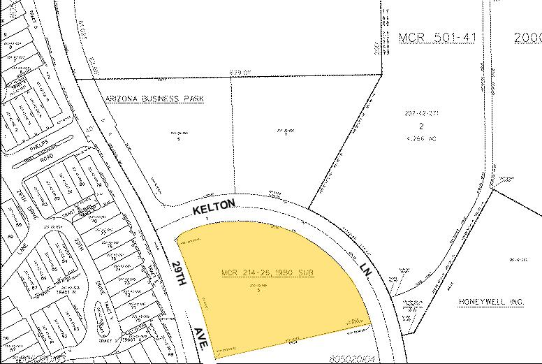 16454 N 28th Ave, Phoenix, AZ à vendre Plan cadastral- Image 1 de 8