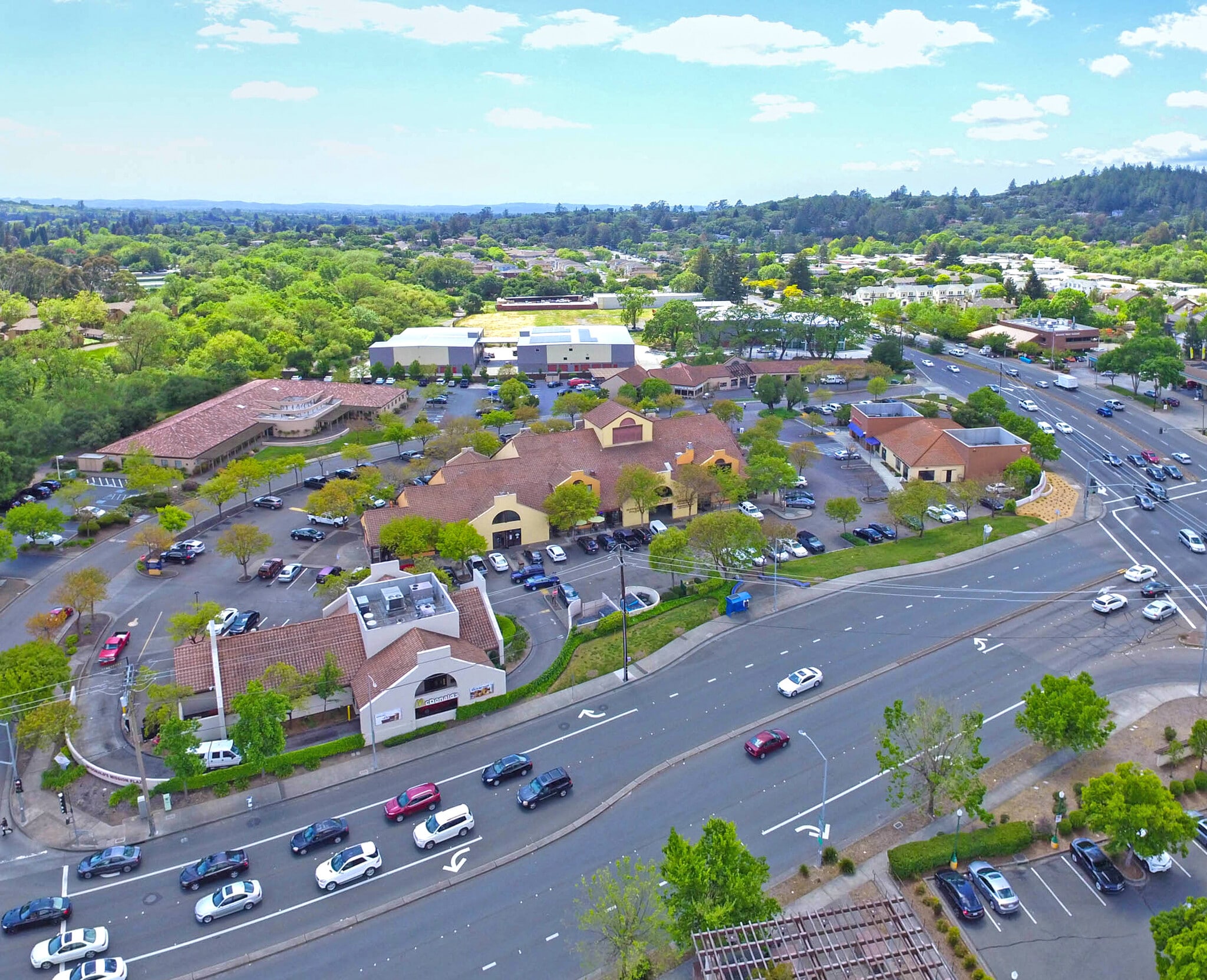 52 Mission Cir, Santa Rosa, CA for lease Aerial- Image 1 of 2