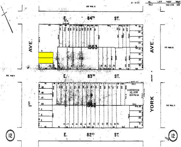 1604 1st Ave, New York, NY à louer - Plan cadastral - Image 2 de 7