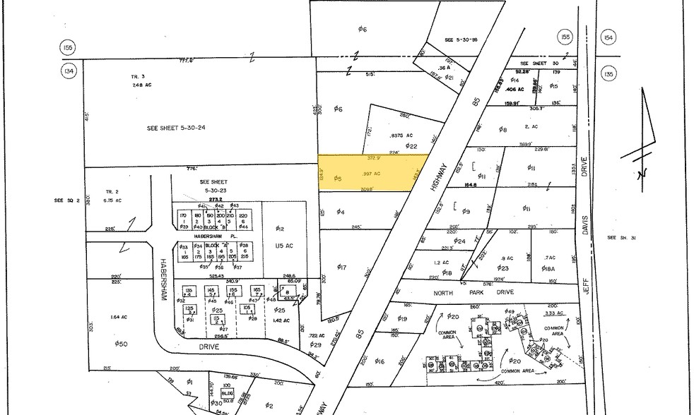 640 N Glynn St, Fayetteville, GA à vendre - Plan cadastral - Image 3 de 4