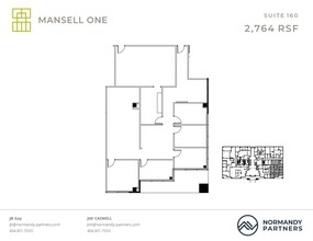 3700 Mansell Rd, Alpharetta, GA à louer Plan d  tage- Image 1 de 1