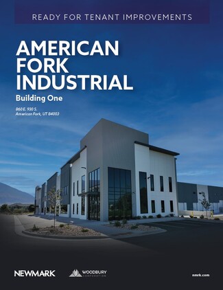 Plus de détails pour 860 E 930 S, American Fork, UT - Industriel/Logistique à louer