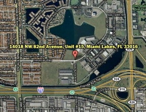 14000-14046 NW 82nd Ave, Miami Lakes, FL - Aerial  map view