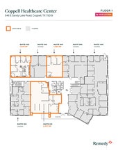 546 E Sandy Lake Rd, Coppell, TX à louer Plan d’étage- Image 1 de 1