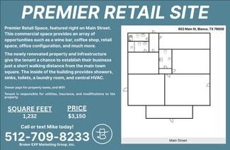 More details for 902 Main St, Blanco, TX - Office/Retail for Lease