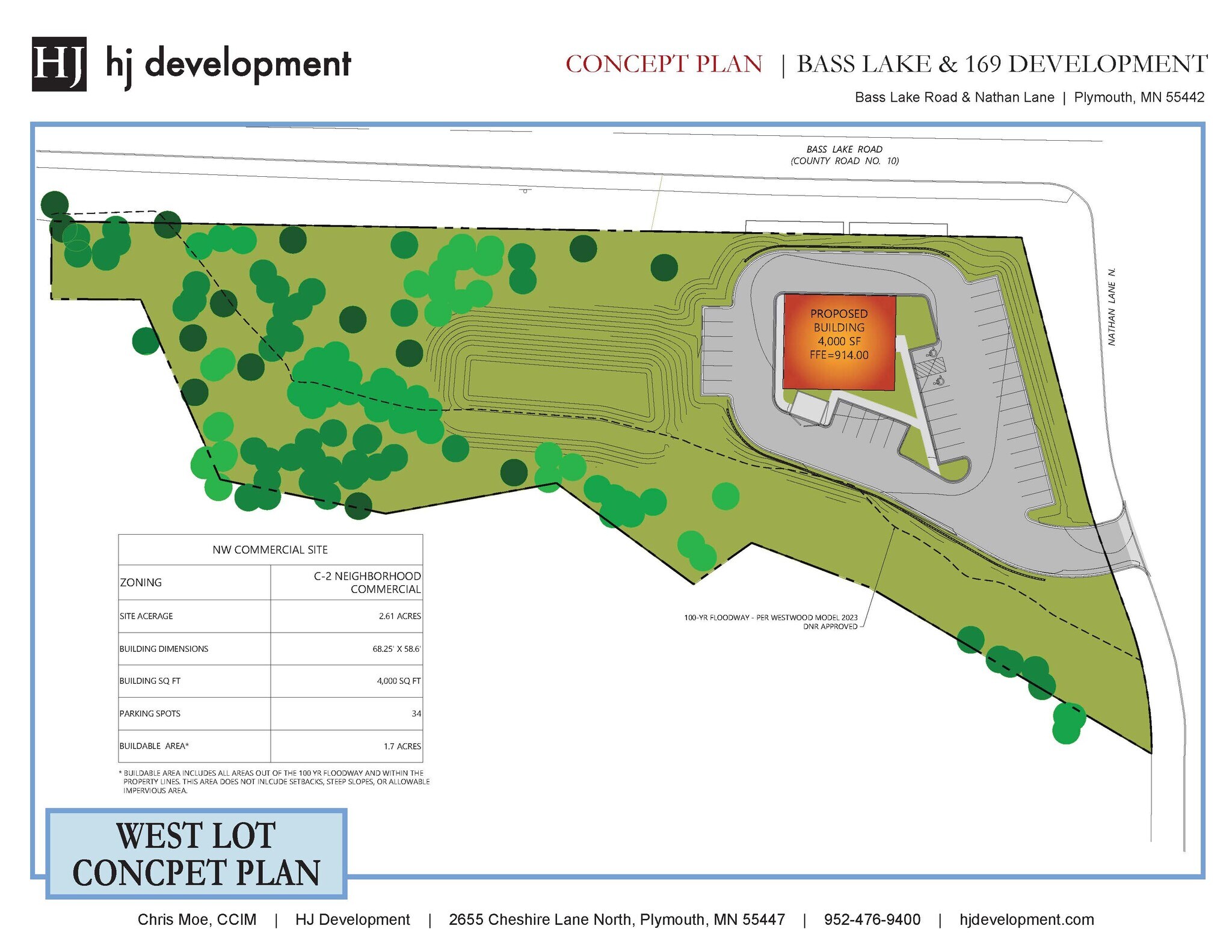 TBD (West Lot) Bass Lake Road, Plymouth, MN à vendre Plan de site- Image 1 de 2