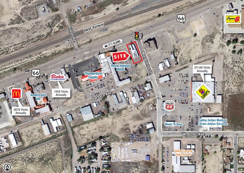 1901 W 66th Ave, Gallup, NM à vendre - Photo du bâtiment - Image 2 de 5
