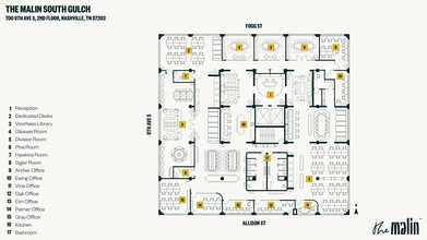 700 8th Ave S, Nashville, TN for lease Site Plan- Image 2 of 2