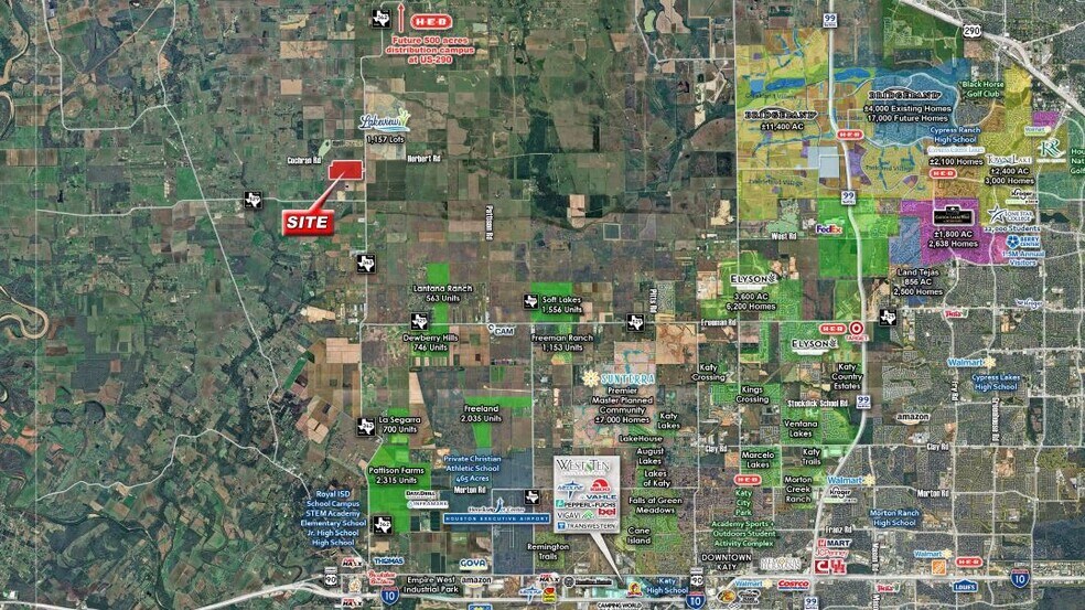 FM 362 & Cochran Road, Waller, TX à vendre - Aérien - Image 2 de 2
