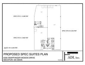 5335-5353 Snapfinger Woods Dr, Decatur, GA for lease Site Plan- Image 1 of 1