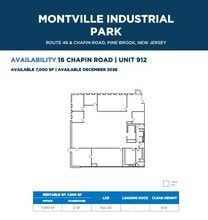 16 Chapin Rd, Pine Brook, NJ for lease Floor Plan- Image 1 of 1