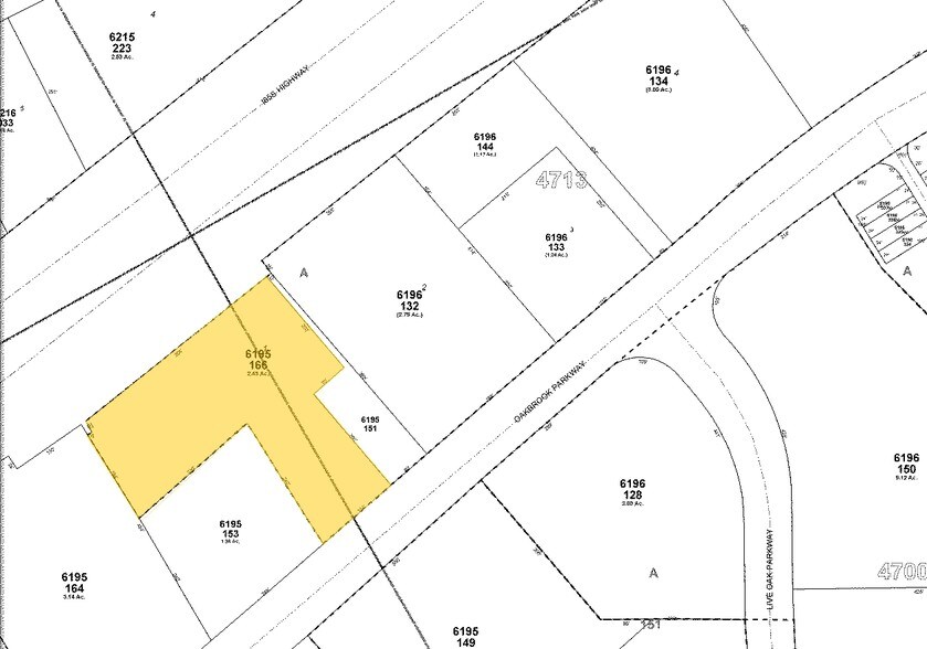 6015 Oakbrook Pky, Norcross, GA à vendre - Plan cadastral - Image 2 de 5