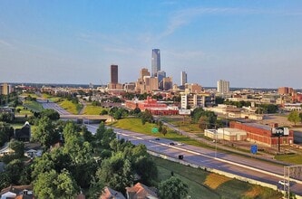 1825 N Walnut Ave, Oklahoma City, OK - Aérien  Vue de la carte - Image1