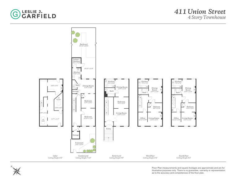 411 Union St, Brooklyn, NY à vendre - Plan d  tage - Image 2 de 12