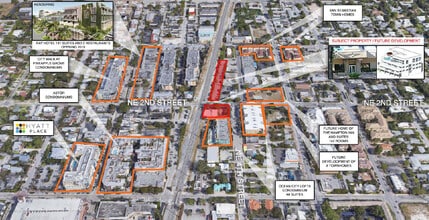 306 NE 2nd St, Delray Beach, FL - Aerial map view