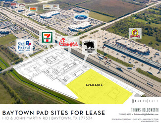 Plus de détails pour 9204 E Freeway Service Rd, Baytown, TX - Terrain à louer