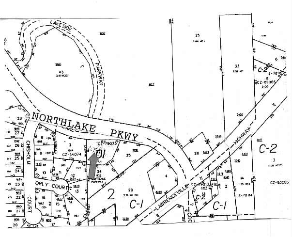 1926 Northlake Pky, Tucker, GA à louer - Plan cadastral - Image 2 de 2