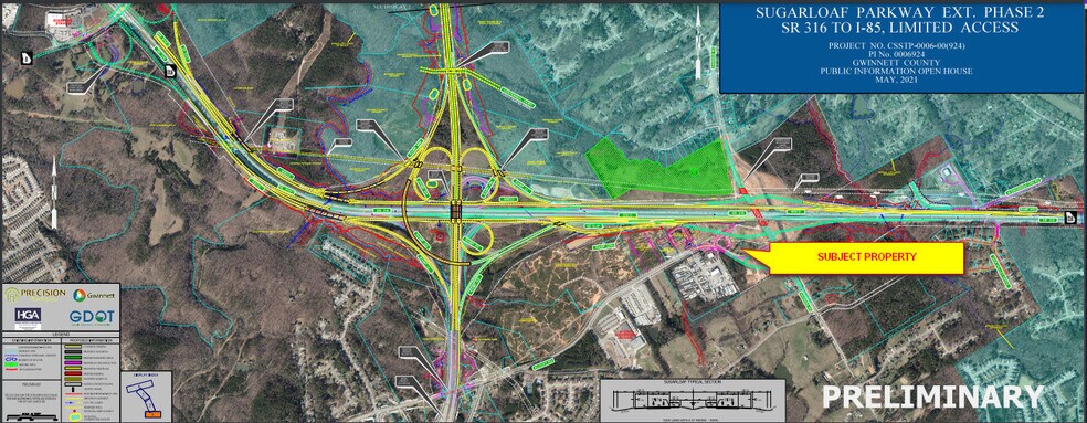 2300 E Fork Alcovy Rd, Dacula, GA à vendre - Plan de site - Image 2 de 3