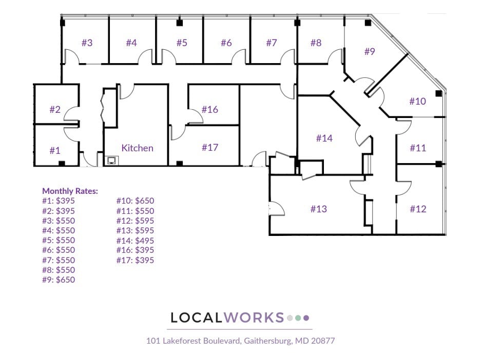101 Lakeforest Blvd, Gaithersburg, MD for lease Floor Plan- Image 1 of 1