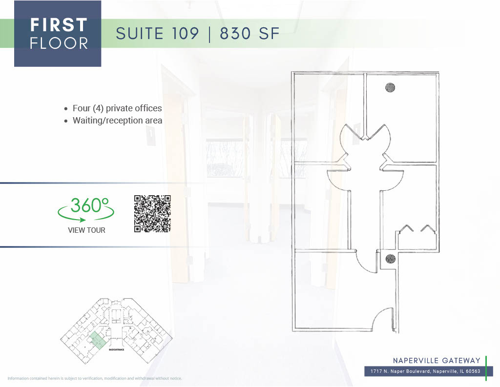 1717 N Naper Blvd, Naperville, IL for lease Floor Plan- Image 1 of 5