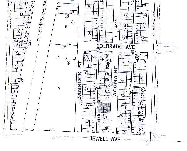 1865-1877 S Acoma St, Denver, CO à vendre - Plan cadastral - Image 2 de 28