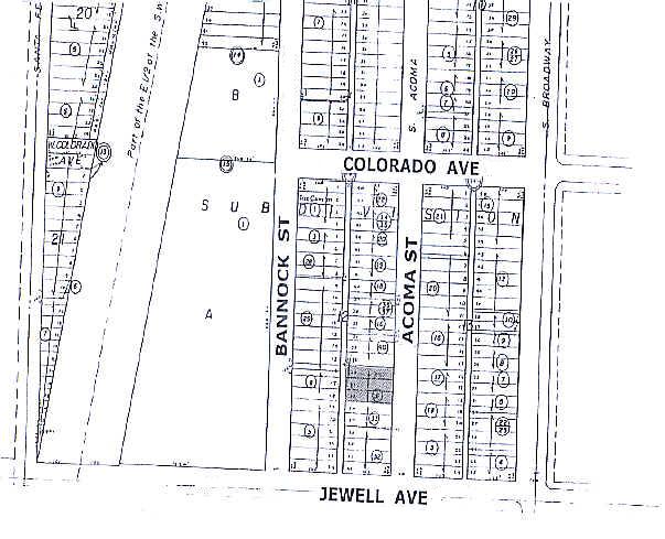 1865-1877 S Acoma St, Denver, CO for sale - Plat Map - Image 2 of 28