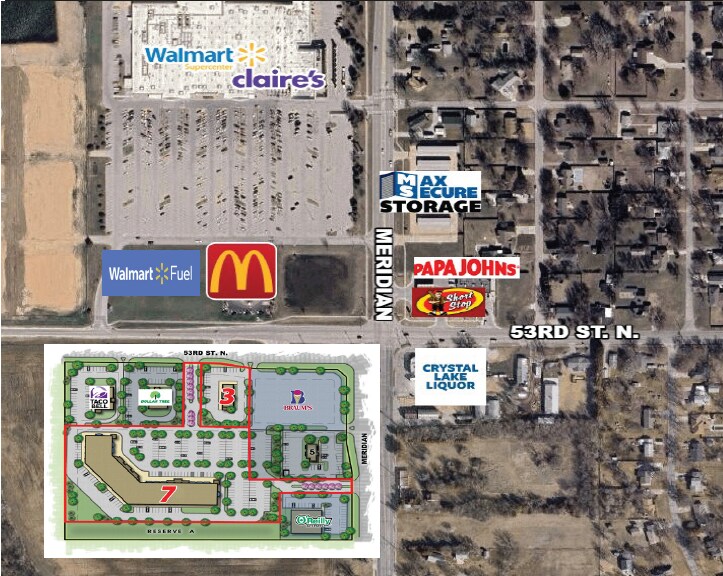 SW/C Meridian & 53rd St North, Wichita, KS à vendre - Photo du bâtiment - Image 2 de 4
