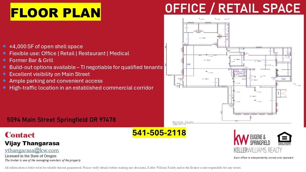 5094 Main St, Springfield, OR à louer - Photo du bâtiment - Image 2 de 7