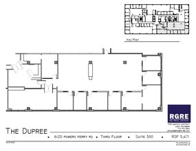 6120 Powers Ferry Rd NW, Atlanta, GA à louer Plan d’étage- Image 1 de 1