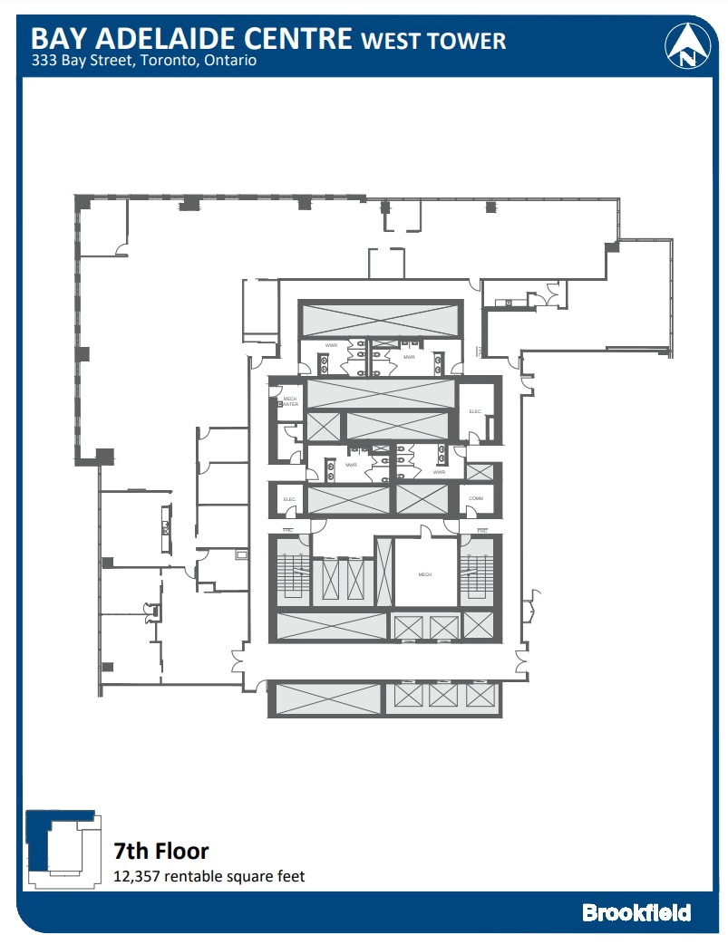 333 Bay St, Toronto, ON for lease Floor Plan- Image 1 of 1