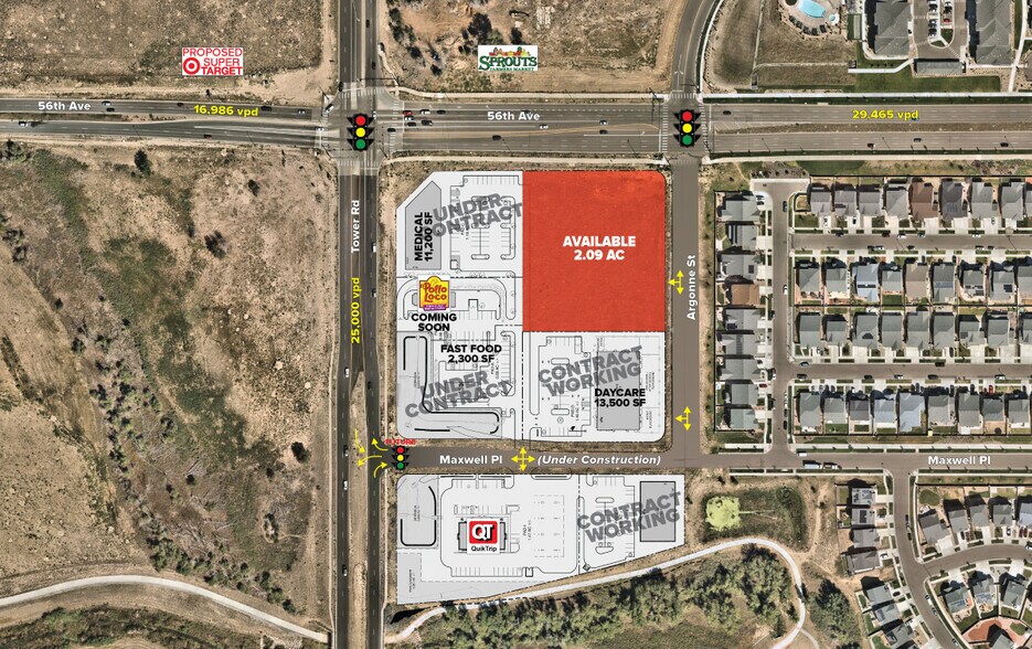 56th Ave & Tower Road, Denver, CO à vendre - Photo du bâtiment - Image 3 de 5