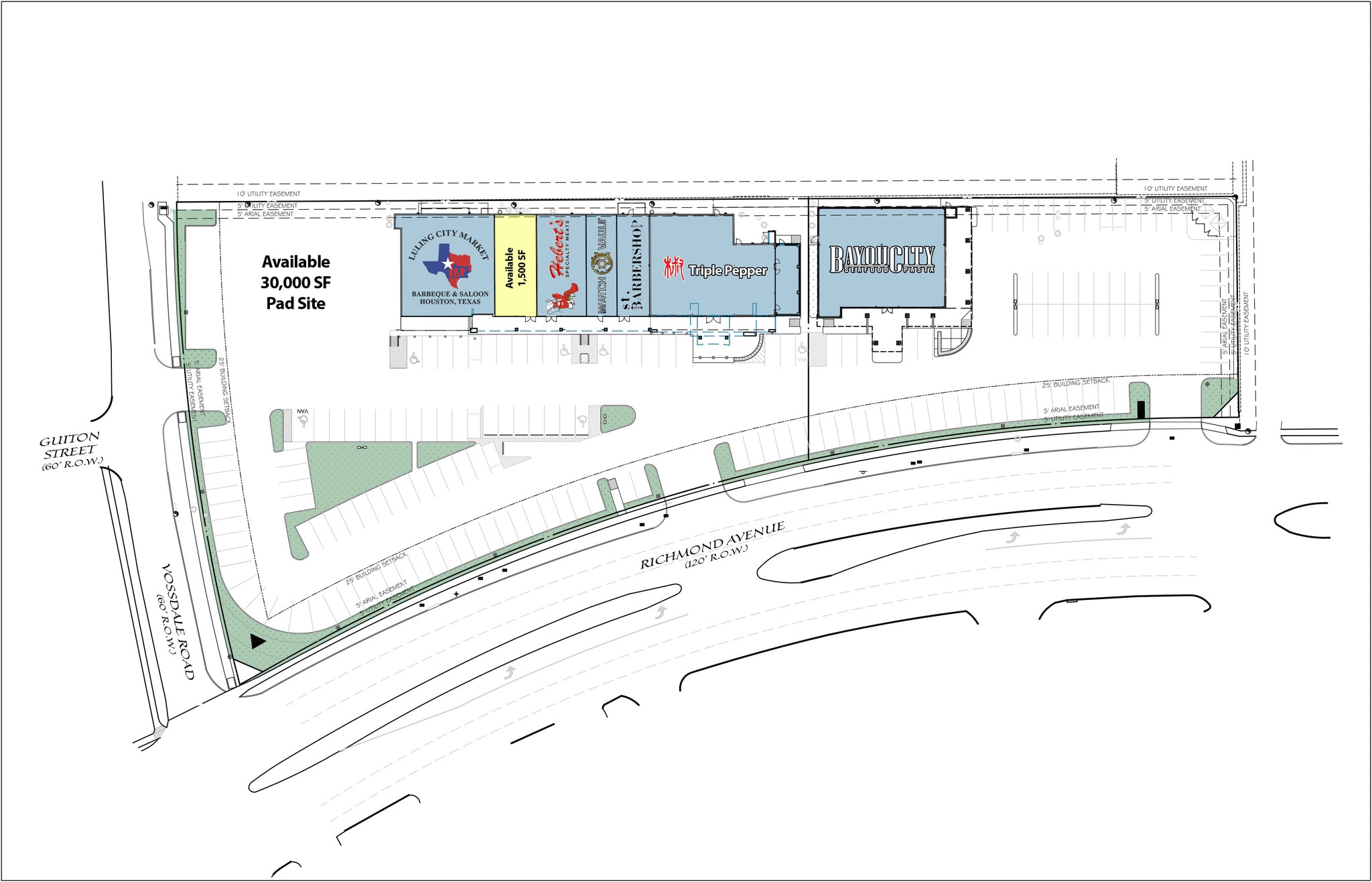 4720-4728 Richmond Ave, Houston, TX for lease Site Plan- Image 1 of 1