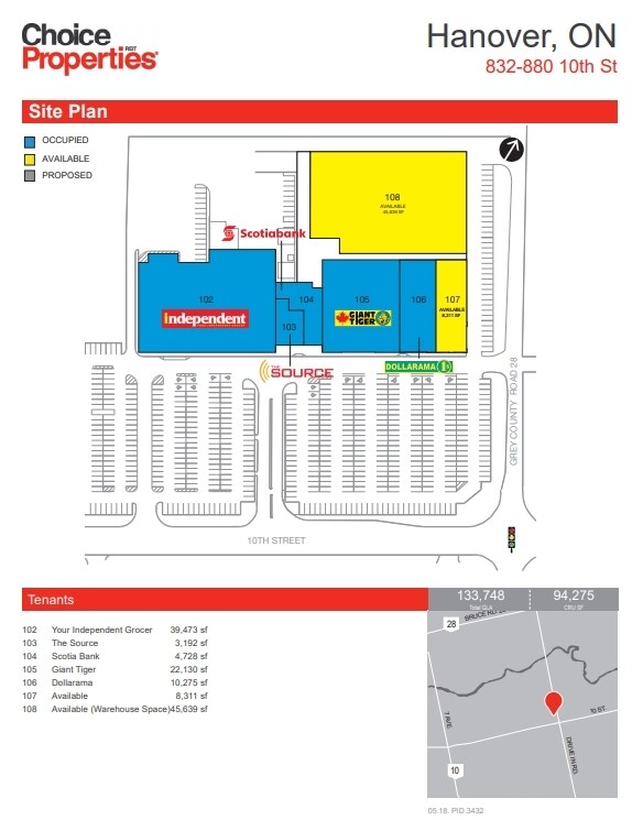 Plan de site