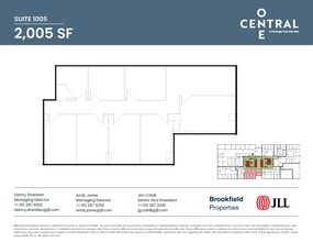 11300 Rockville Pike, North Bethesda, MD à louer Plan d’étage- Image 1 de 2
