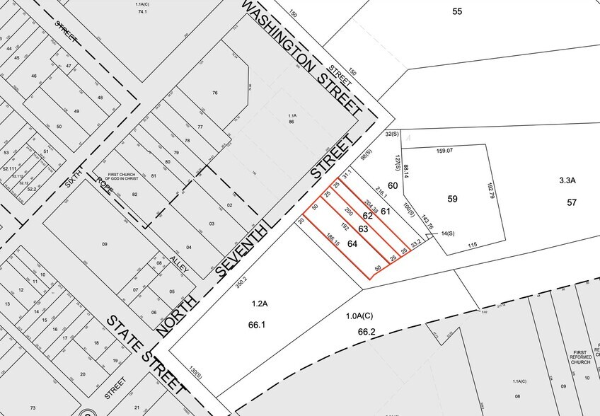 86 N 7th St, Hudson, NY à vendre - Plan cadastral - Image 2 de 24