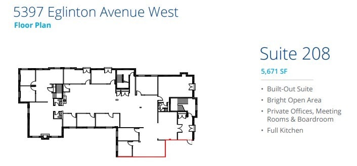 5397 Eglinton Ave W, Toronto, ON for lease Floor Plan- Image 1 of 1