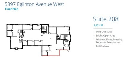 5397 Eglinton Ave W, Toronto, ON for lease Floor Plan- Image 1 of 1